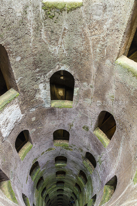 Orvieto, Pozzo在San Patrizio - St. Patrick Well (Umbria，意大利)